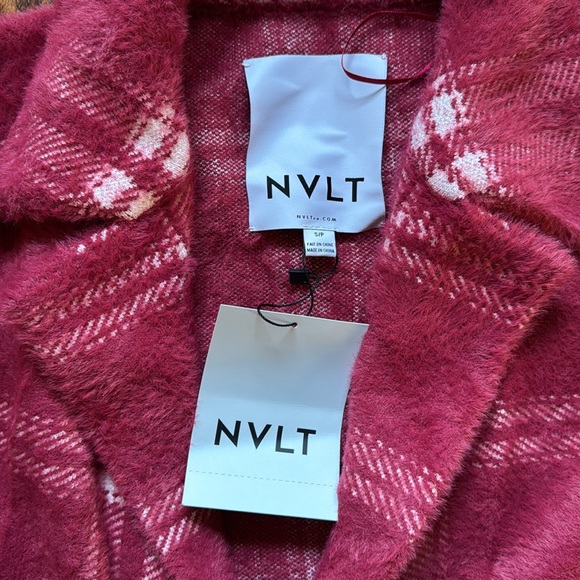 NWT NVLT Eyelash Cardigan Coat - Picture 6 of 7